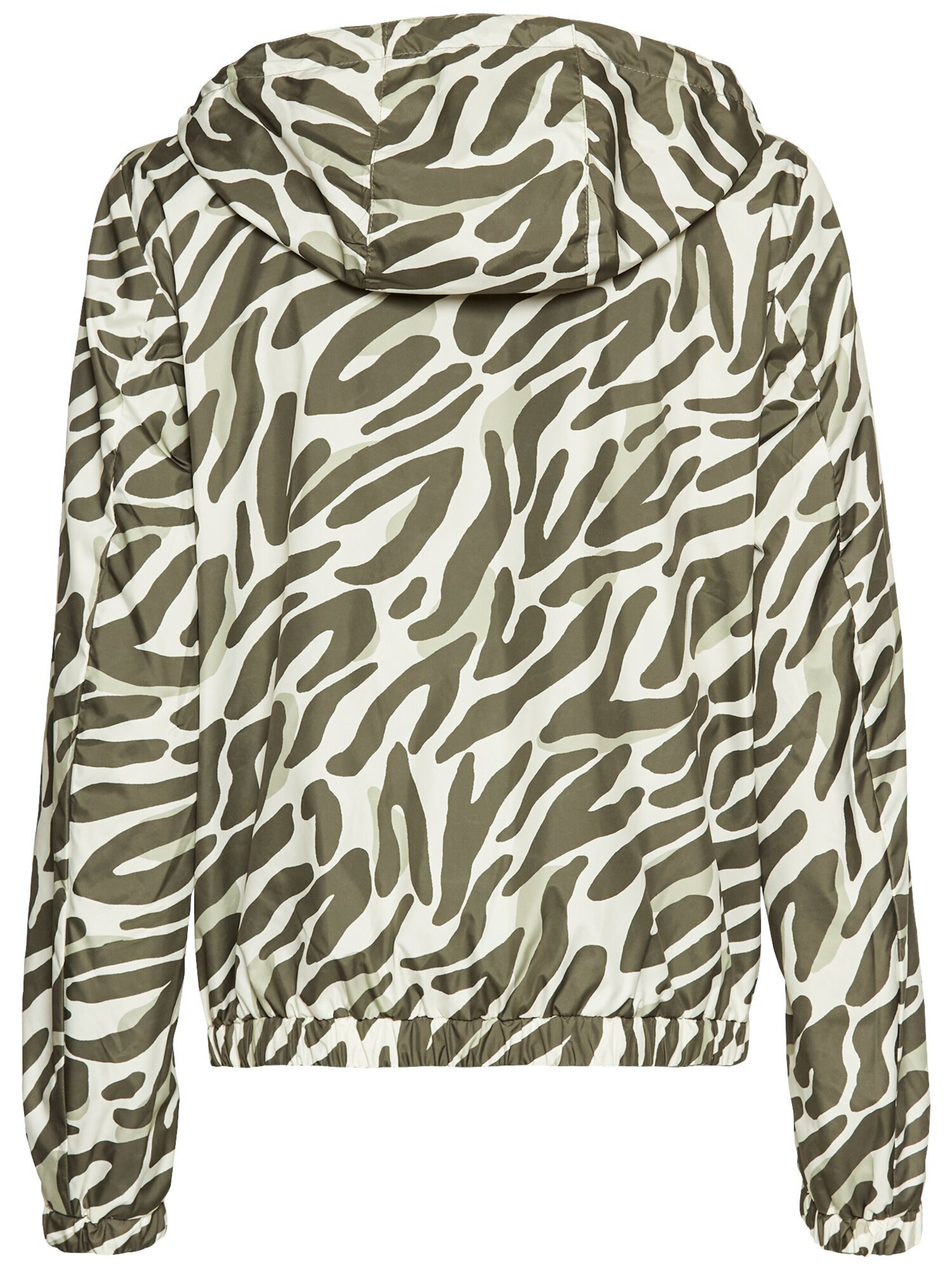 CAMEL ACTIVE Wendejacke mit Allover-Print und unifarbener Seite in Grün