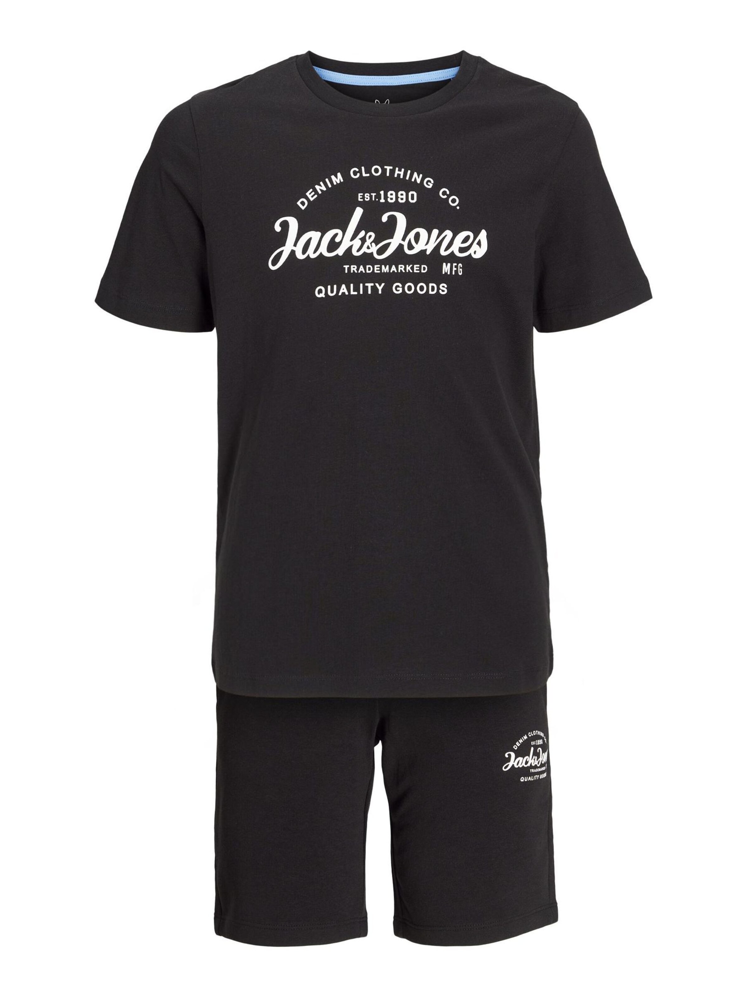 Jack & Jones Junior Set 'Forest' in Schwarz: Vorderseite