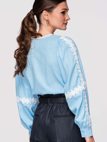 Camicia da donna di Ombre in blu