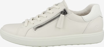 Baskets basses 'Soft 7' ECCO en blanc : devant