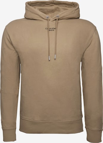 Calvin Klein Jeans Sweatshirt in Brown: front