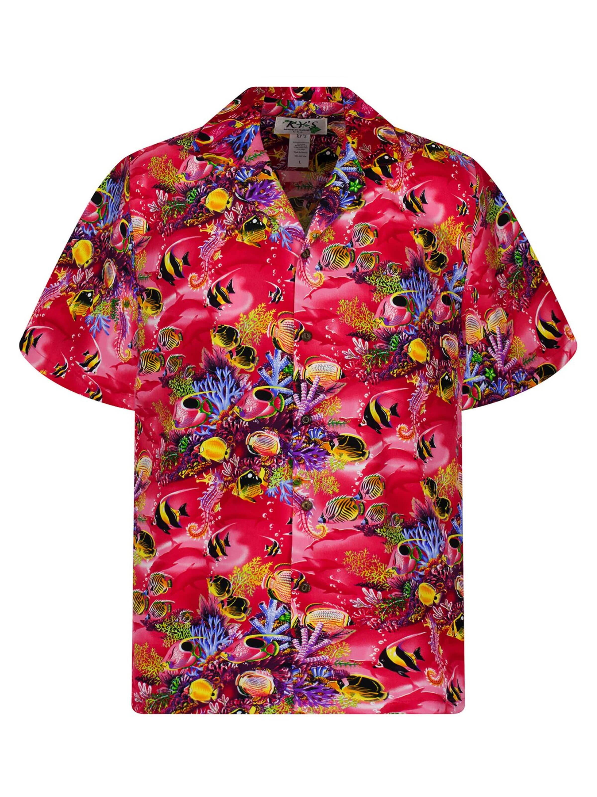 Camicia 'Aquarium' di KY's in rosso: frontale