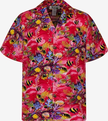 Camicia 'Aquarium' di KY's in rosso: frontale