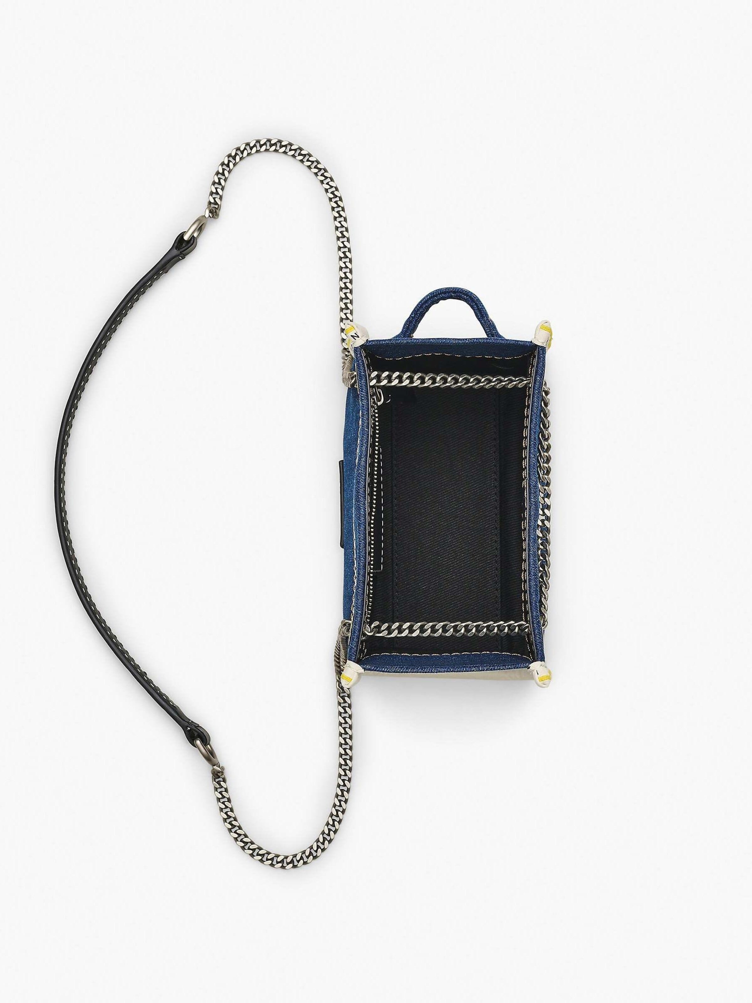 Sac à bandoulière 'The Denim Chain Crossbody Tote' Marc Jacobs en bleu
