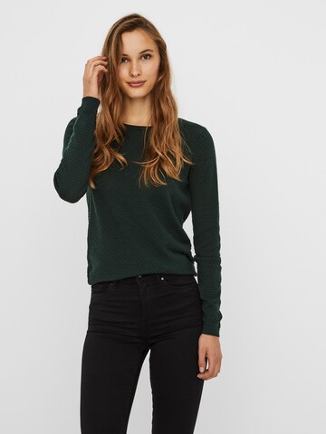 VERO MODA Sweater 'Care' in Green: front