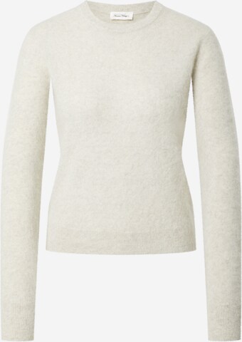 AMERICAN VINTAGE Sweter 'NUASKY' w kolorze biały: przód