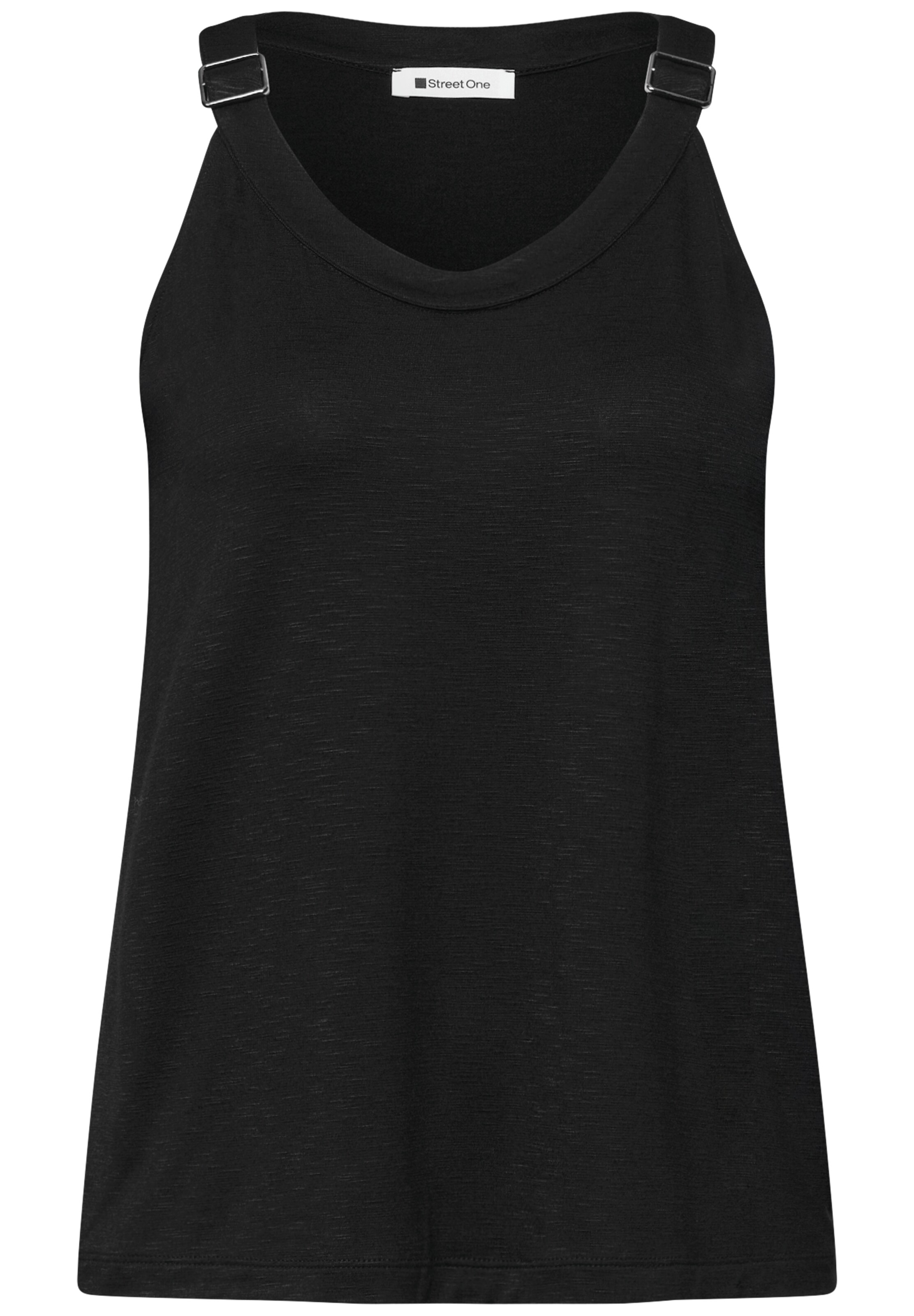 STREET ONE Top in Schwarz: Vorderseite