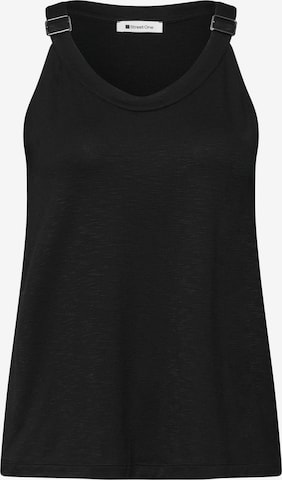 STREET ONE Top in Schwarz: Vorderseite