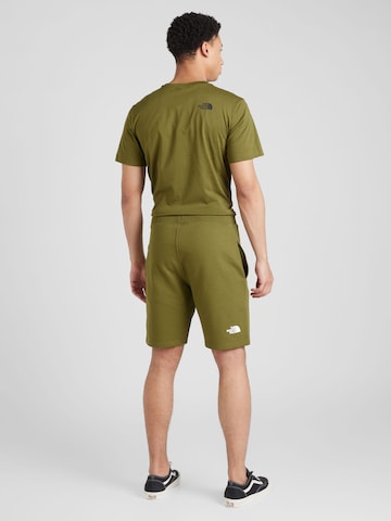 regular Pantaloni di THE NORTH FACE in verde