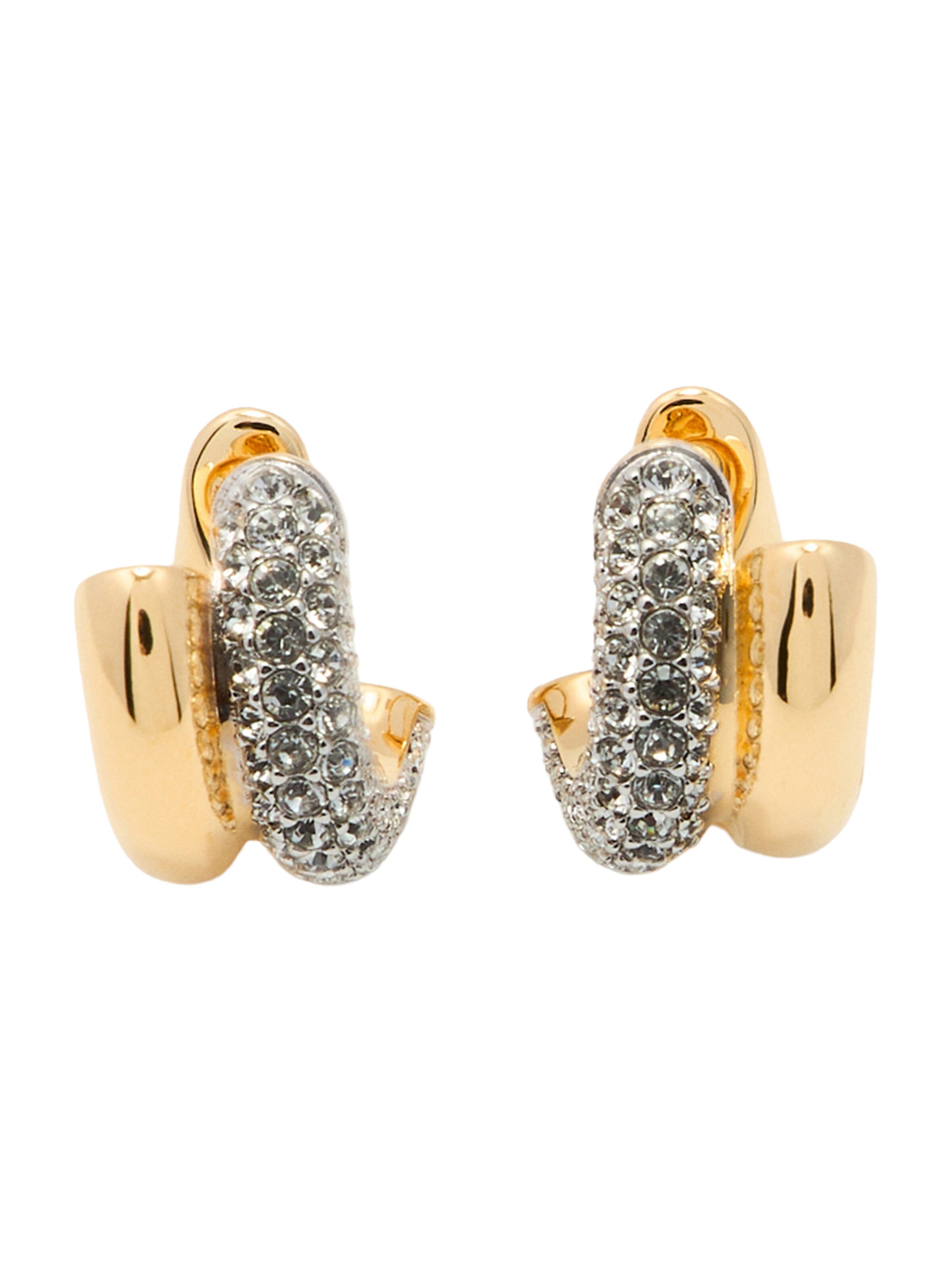 Swarovski Naušnice u zlatna / prozirna, Pregled proizvoda