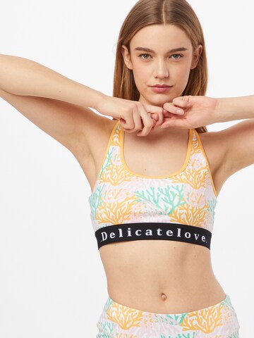 DELICATELOVE - Soutien Bustier Soutien de desporto 'Shiva' em mistura de cores: frente