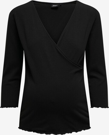 Only Maternity Shirt in Schwarz: predná strana