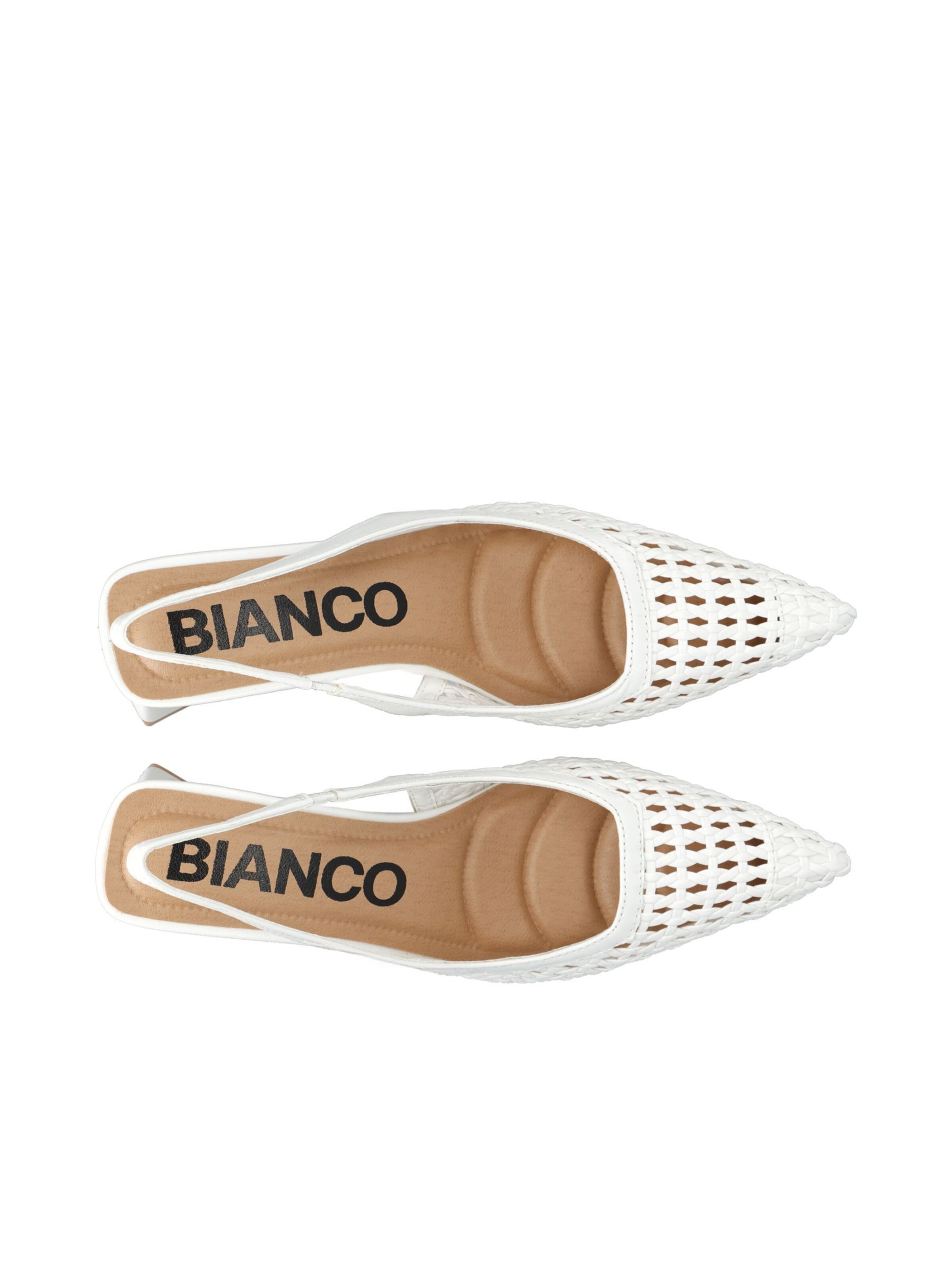 Bianco - Zapatos destalonado 'Maralyn' en blanco