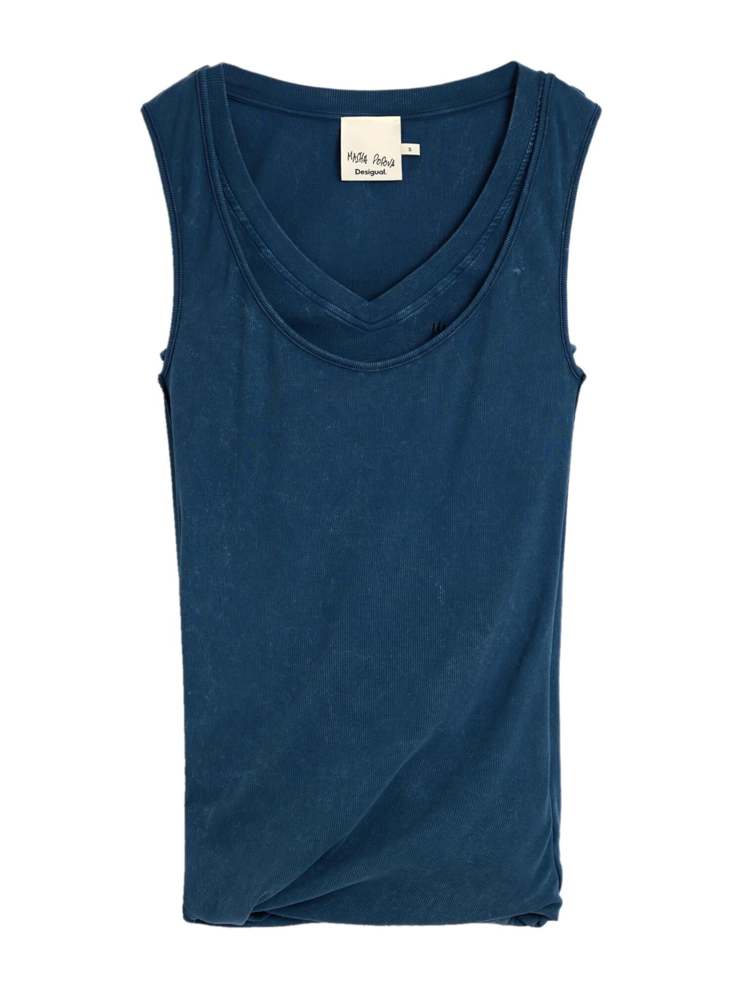 Robe 'Masha Popova' Desigual en bleu : devant