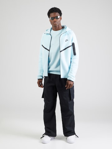 Nike Sportswear Sweatjacka 'Tech Fleece' i blå