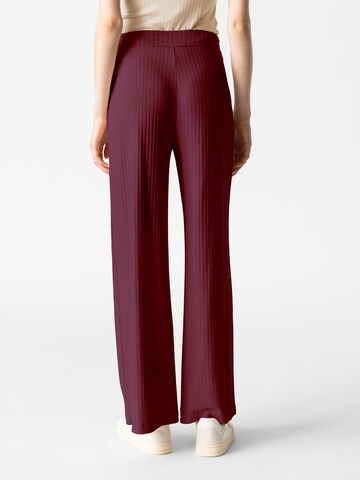 Les Lunes Wide Leg Hose 'Michelle' in Lila