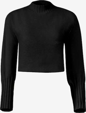 SASSYCLASSY Oversizepullover in Schwarz: Vorderseite