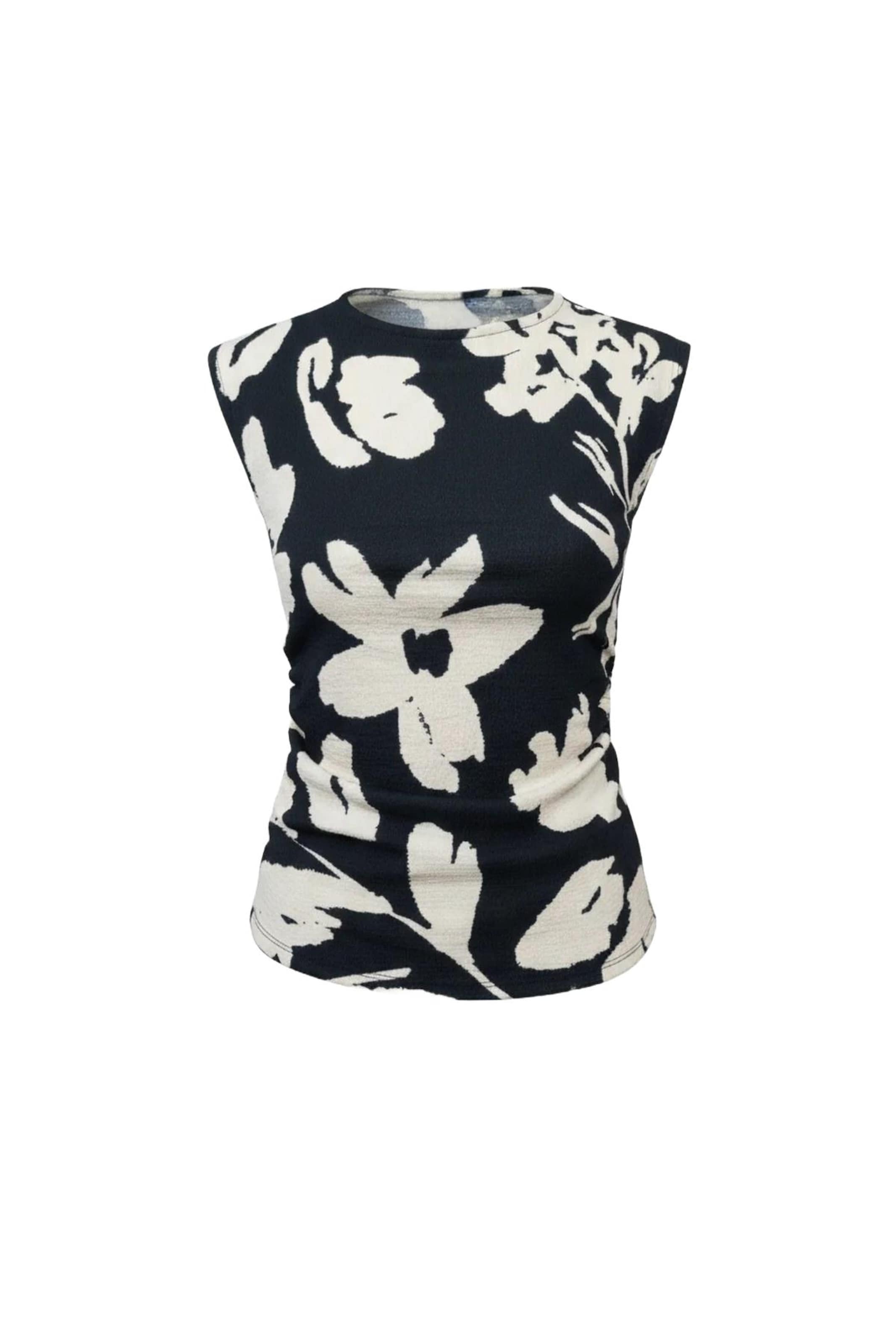 No Matter What Blouse in Zwart: voorkant