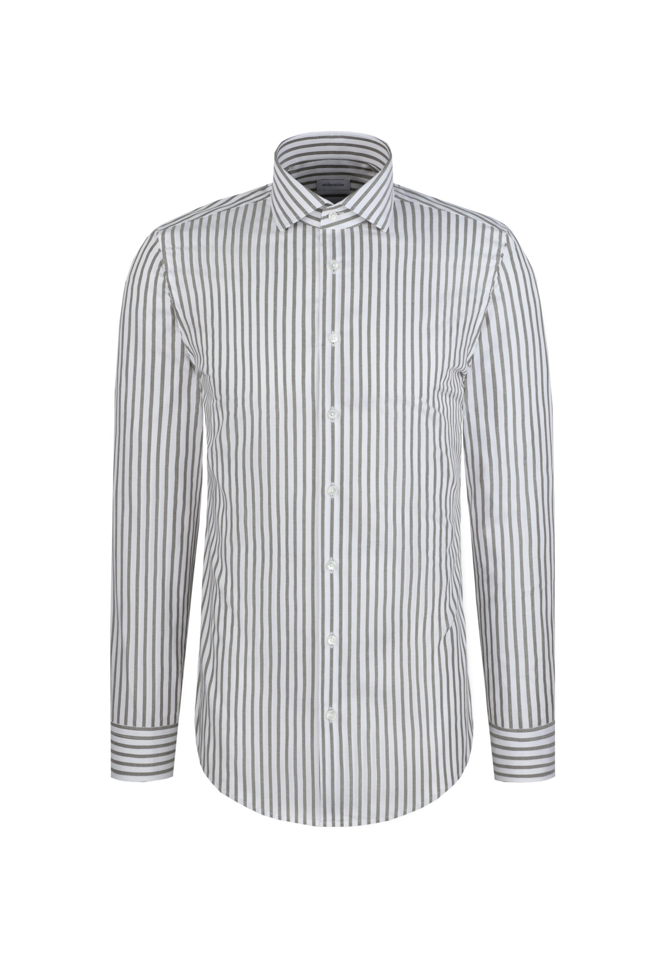 Coupe regular Chemise business 'CLASSIC ESSENTIALS ' SEIDENSTICKER en vert : devant