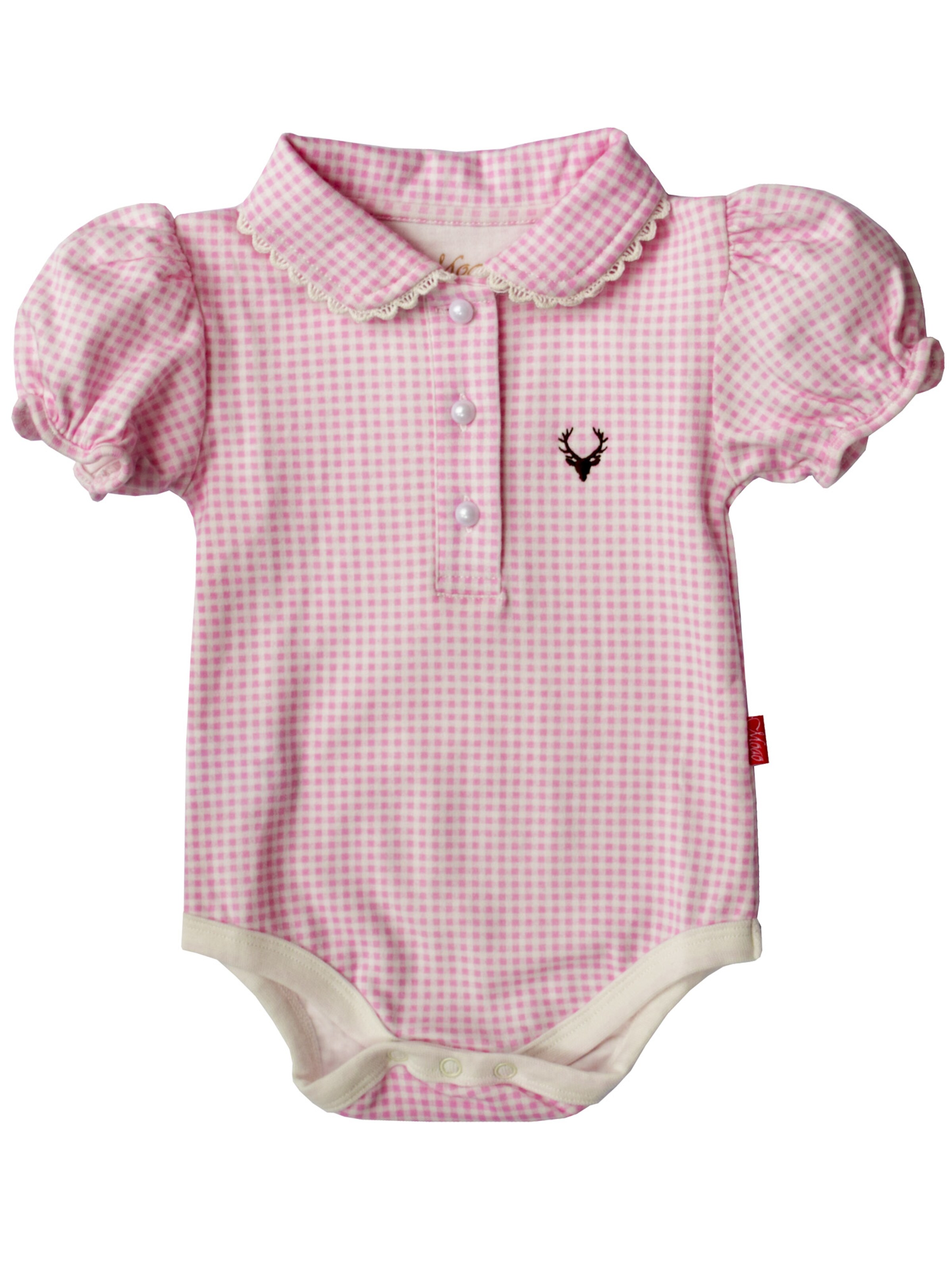 Mogo Strampler/Body 'Mogobody'‌‌‌‌‌ in Pink: Vorderseite