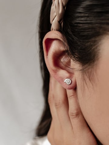 Hey Happiness Earrings 'Nautilus Shine' in Silver