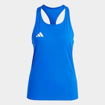 ADIDAS PERFORMANCE Sports Top 'Adizero Essentials' in Blue: front