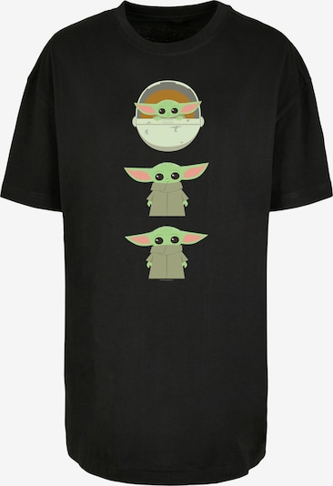 F4NT4STIC T-Shirt 'The Mandalorian The Child Poses' in schwarz, Produktansicht