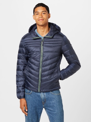 JACK & JONES Преходно яке 'Hero' в синьо: отпред
