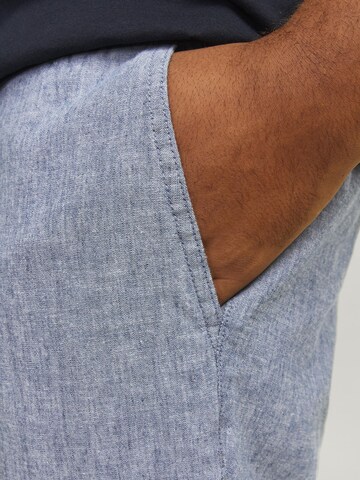 Jack & Jones Plus Tapered Trousers in Blue