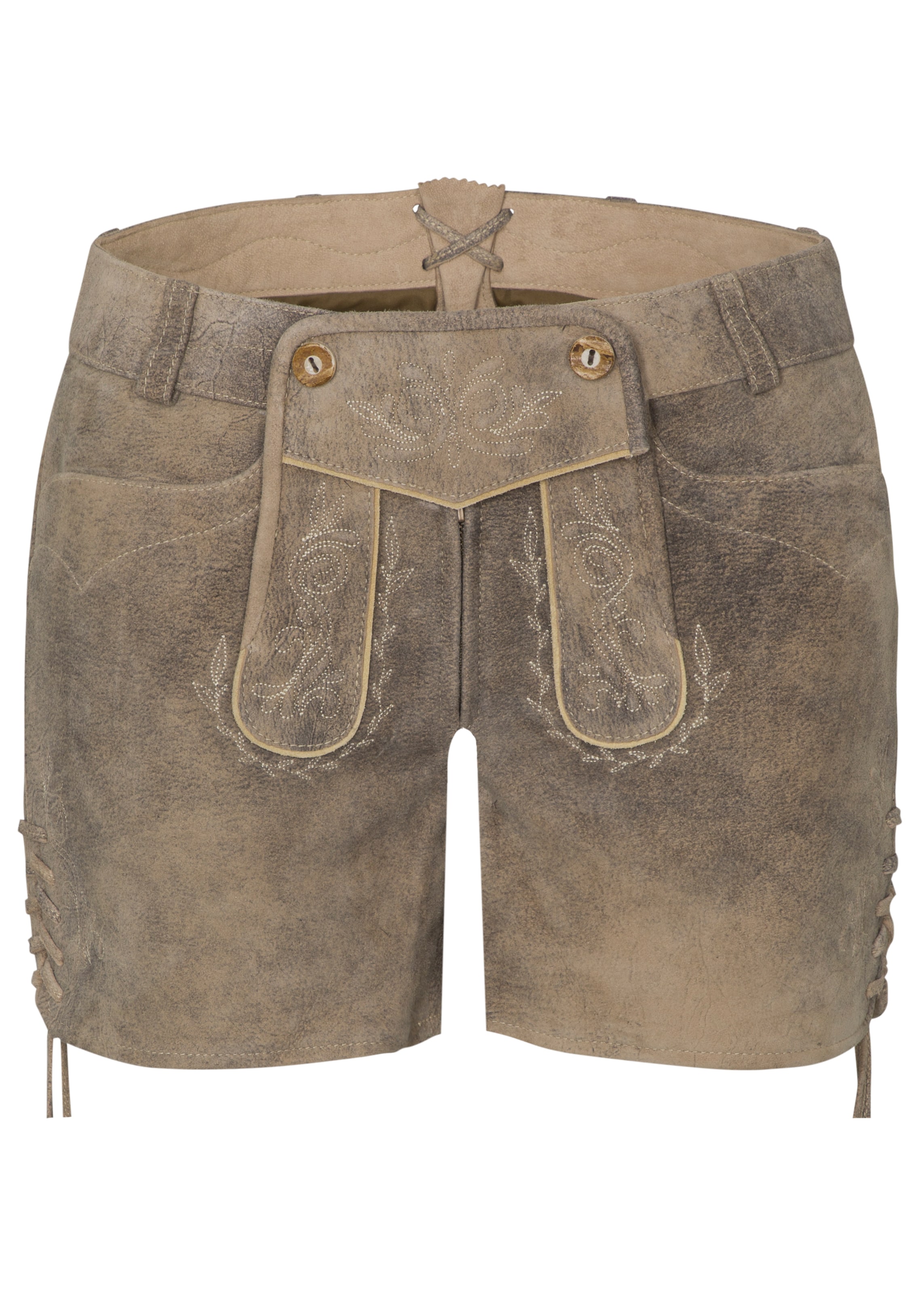 SPIETH & WENSKY Slimfit Klederdracht broek 'Barbie' in Beige: voorkant