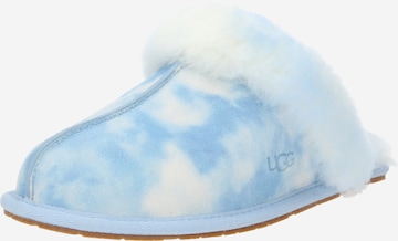 UGG Huisschoenen in Blauw: voorkant