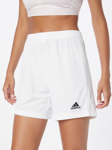 regular Pantaloni sportivi 'Entrada 22' di ADIDAS SPORTSWEAR in bianco