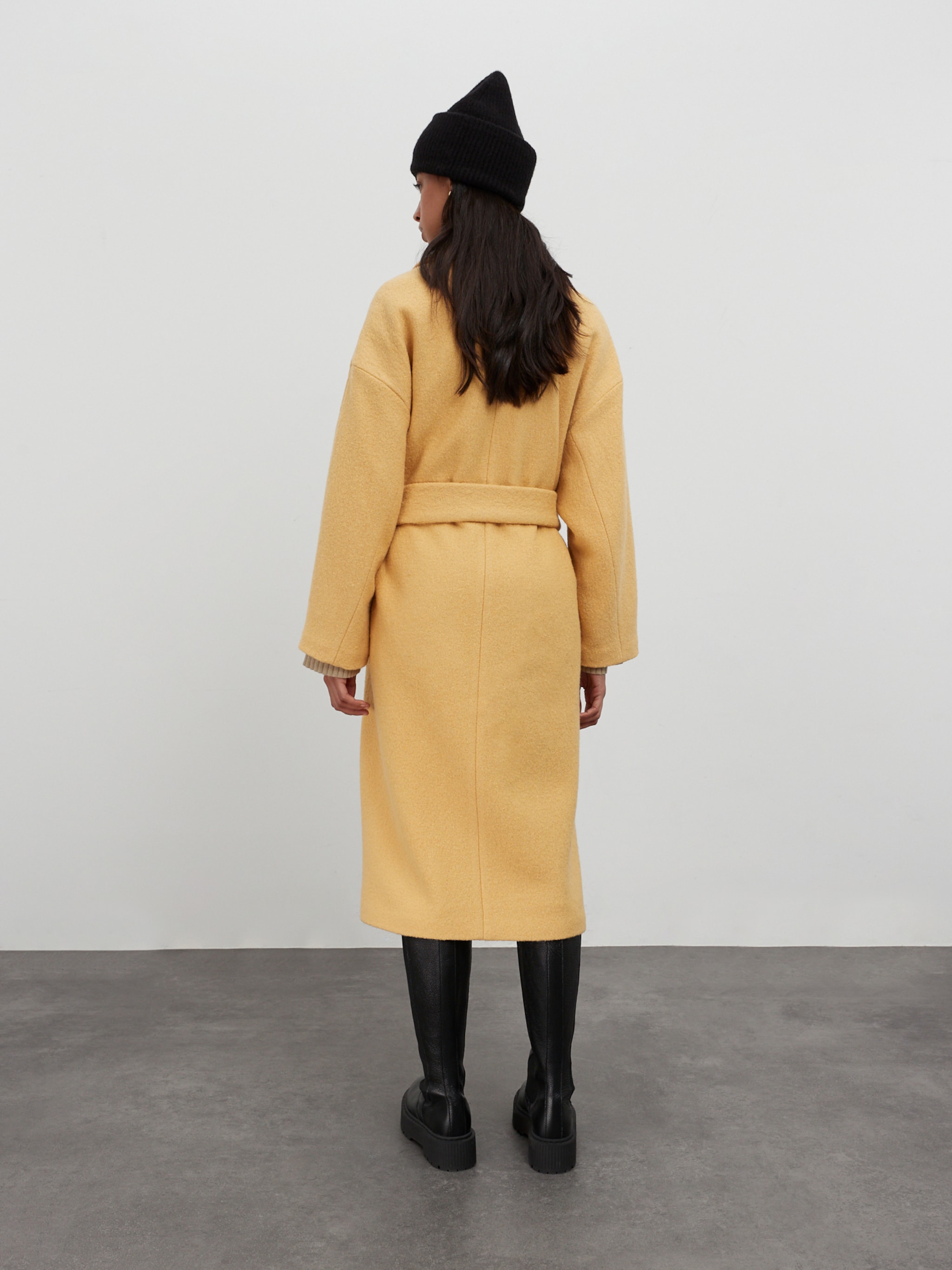 EDITED Produits Manteau mi-saison 'Juli' jaune