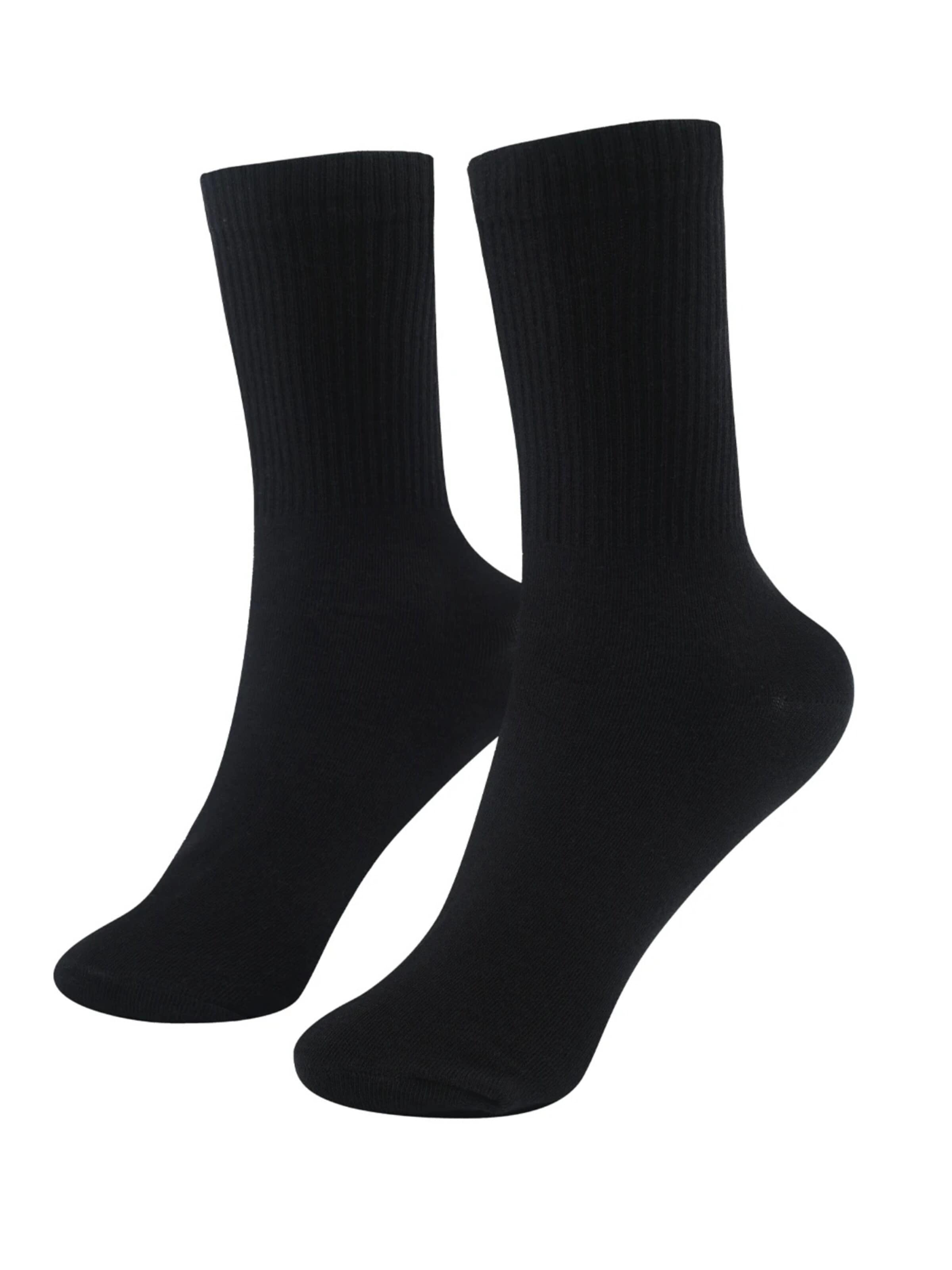 Chaussettes 'Lange Sportsocken | 4er Pack' cfab en noir