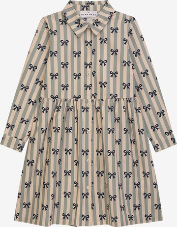 Danamade Kleid 'Gudrun' in Grün: Vorderseite