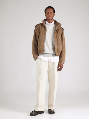 Sweat-shirt BOSS en gris