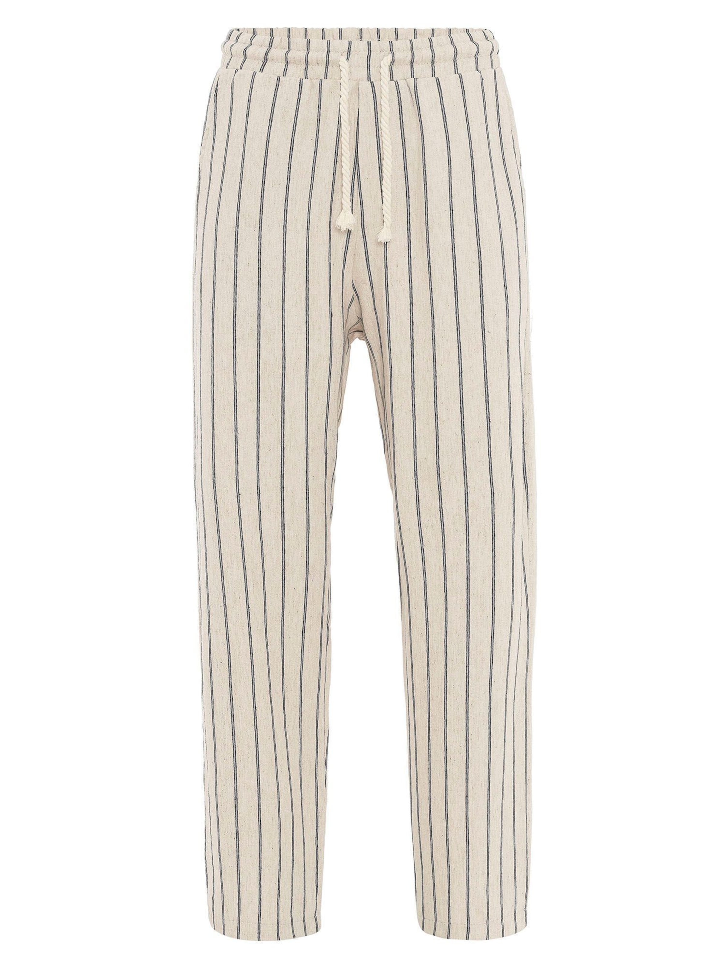 Dandalo Loosefit Hose in Beige: Vorderseite