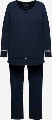 Ulla Popken Pyjama värissä sininen: etupuoli