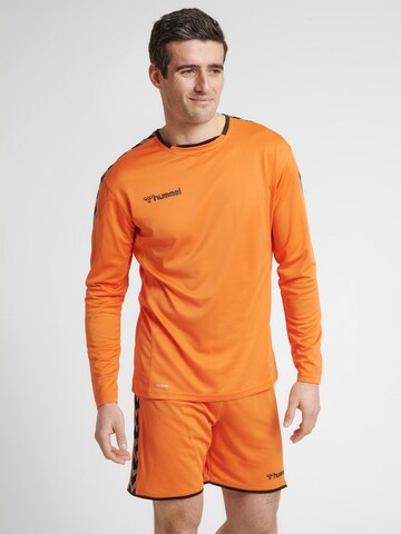 Hummel - Camiseta funcional en naranja: frente