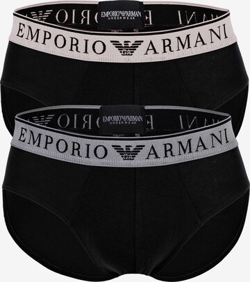 Emporio Armani Slip in Zwart: voorkant