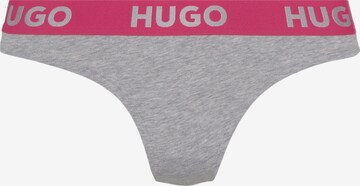 HUGO Thong in Grey: front