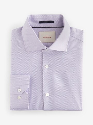 Next Slim fit Skjorta i lila