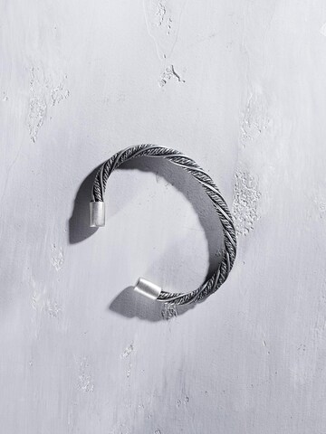 REYTEL Armband 'TOUW' in Silber: Vorderseite