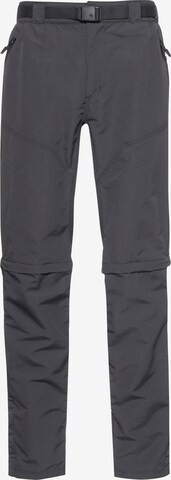 ENDURA Regular Outdoor Pants 'Hummvee Zip-off' in Grey: front