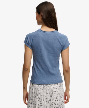 T-shirt 'Athletic Essentials Slub' Superdry & Co en bleu