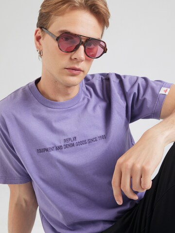 REPLAY - Camiseta en lila