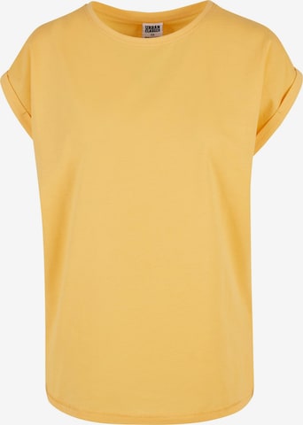 T-shirt Urban Classics en jaune : devant