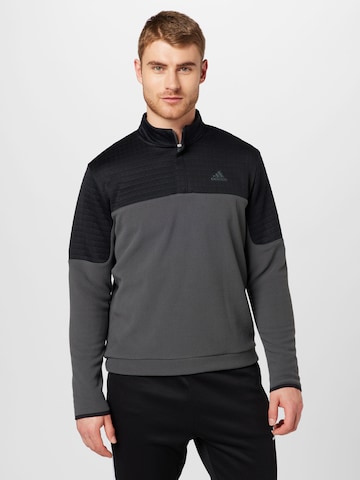 ADIDAS SPORTSWEAR Спортен пуловер в сиво: отпред