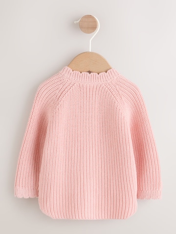 Next Neuletakki värissä vaaleanpunainen