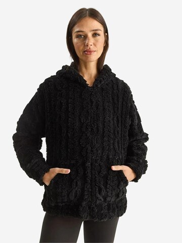 Cardigan Bianco Lucci en noir : devant